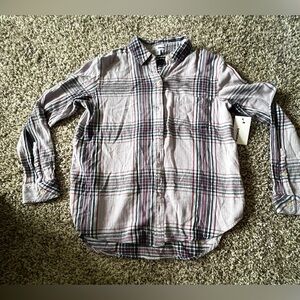 Sonoma, Size PS, Button up Flannel. NWT